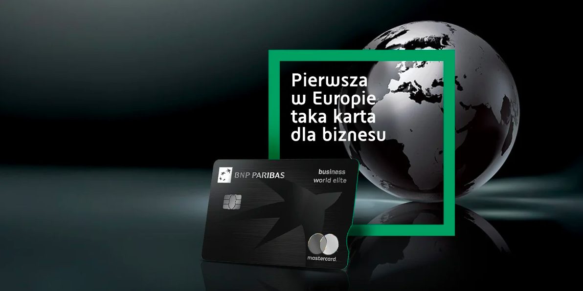 BNP Paribas oferuje biodegradowalną kartę Mastercard Business World Elite dla klientów biznesowych