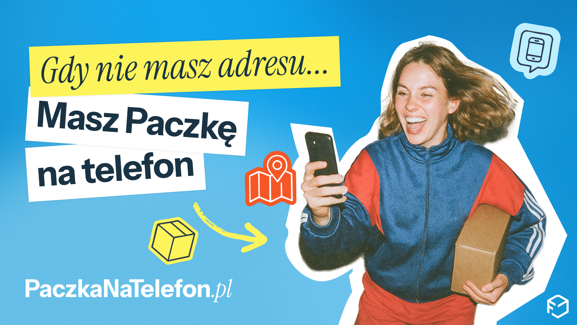Paczka na telefon furgonetka